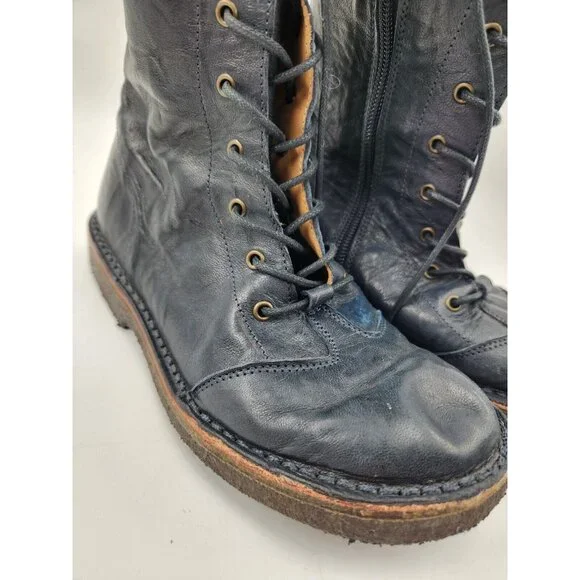 Patrizia PePe boots Blue EU 34 US 4 - Picture 4 of 11